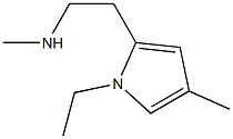 1H-Pyrrole-2-ethanamine,1-ethyl-N,4-dimethyl-(9CI) Struktur