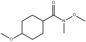 N,4-dimethoxy-N-methylcyclohexanecarboxamide Struktur