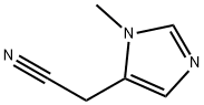 1H-Imidazole-5-acetonitrile,1-methyl-(9CI) Struktur