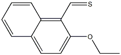 1-Naphthalenecarbothioaldehyde,2-ethoxy-(9CI) Struktur