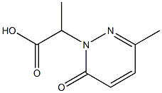 1(6H)-Pyridazineacetic  acid,  -alpha-,3-dimethyl-6-oxo- Struktur