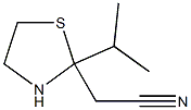 2-Thiazolidineacetonitrile,2-(1-methylethyl)-(9CI) Struktur