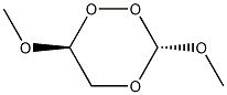 1,2,4-Trioxane,3,6-dimethoxy-,(3R,6S)-rel-(9CI) Struktur