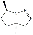 3H-Pyrrolo[1,2-c][1,2,3]triazole,3a,4,5,6-tetrahydro-6-methyl-,(3aR,6R)-rel-(9CI) Struktur