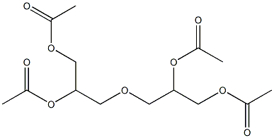 Diglycerol tetraacetate Struktur