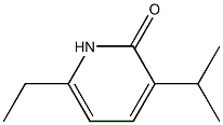 2(1H)-Pyridinone,6-ethyl-3-(1-methylethyl)-(9CI) Struktur