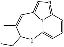 2,6,9b-Triazabenz[cd]azulene,7-ethyl-6,7-dihydro-8-methyl-(9CI) Struktur