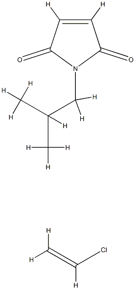 chloroethene, 1-(2-methylpropyl)pyrrole-2,5-dione Struktur