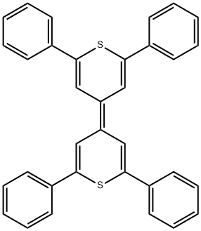 2,2',6,6'-TETRAPHENYL-4,4'-BITHIOPYRANYLIDENE Struktur