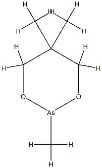 2,5,5-Trimethyl-1,3,2-dioxarsenane Struktur