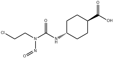 4β-[3-(2-Chloroethyl)-3-nitrosoureido]-1α-cyclohexanecarboxylic acid Struktur