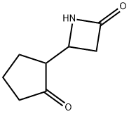 2-Azetidinone,4-(2-oxocyclopentyl)-(9CI) Struktur