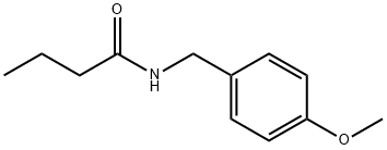 N-(4-methoxybenzyl)butanamide Struktur