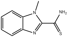 1H-Benzimidazole-2-carbothioamide,1-methyl-(9CI) Struktur