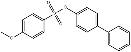 [1,1'-biphenyl]-4-yl 4-methoxybenzenesulfonate Struktur