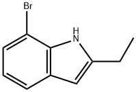 1H-Indole,7-bromo-2-ethyl-(9CI) Struktur