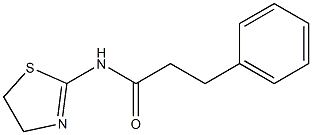 N-(4,5-dihydro-1,3-thiazol-2-yl)-3-phenylpropanamide Struktur