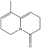 4H-Quinolizin-4-one,2,3,6,7-tetrahydro-9-methyl-(9CI) Struktur