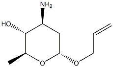 alpha-L-arabino-Hexopyranoside,2-propenyl3-amino-2,3,6-trideoxy-(9CI) Struktur