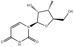 3'-Deoxy-3'-alpha-C-Methyluridine Struktur