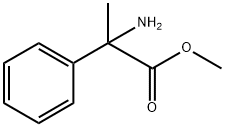 α-Amino-α-methyl benzene acetic methyl ester Struktur