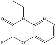 2H-Pyrido[3,2-b]-1,4-oxazin-3(4H)-one,4-ethyl-2-fluoro-(9CI) Struktur