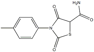 5-Thiazolidinecarboxamide,N-(4-methylphenyl)-2,4-dioxo-(9CI) Struktur