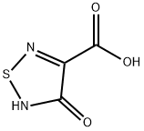 1,2,5-Thiadiazole-3-carboxylicacid,4,5-dihydro-4-oxo-(9CI) Struktur