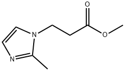 methyl 3-(2-methyl-1H-imidazol-1-yl)propanoate Struktur