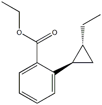 Cyclopropaneethanol, 2-ethyl-, benzoate, (1R,2R)-rel- (9CI) Struktur