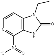 2H-Imidazo[4,5-c]pyridin-2-one,1-ethyl-1,3-dihydro-4-nitro-(9CI) Struktur