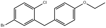 4-Bromo-1-chloro-2-(4-ethoxybenzyl)benzene Struktur