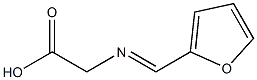 Glycine, N-(2-furanylmethylene)-, [N(Z)]- (9CI) Struktur