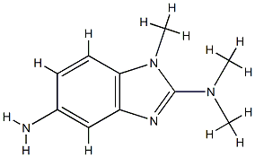 1H-Benzimidazole-2,5-diamine,N2,N2,1-trimethyl-(9CI) Struktur