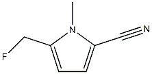 1H-Pyrrole-2-carbonitrile,5-(fluoromethyl)-1-methyl-(9CI) Struktur