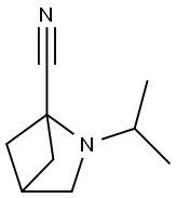 2-Azabicyclo[2.1.1]hexane-1-carbonitrile,2-(1-methylethyl)-(9CI) Struktur