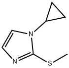 1H-Imidazole,1-cyclopropyl-2-(methylthio)-(9CI) Struktur