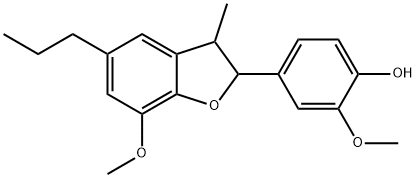 Diisoeugenol, dehydrodihydro- Struktur