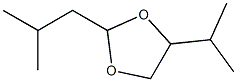 1,3-Dioxolane,4-(1-methylethyl)-2-(2-methylpropyl)-(9CI) Struktur