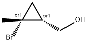 Cyclopropanemethanol, 2-bromo-2-methyl-, (1R,2R)-rel- (9CI) Struktur