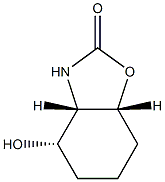 2(3H)-Benzoxazolone, hexahydro-4-hydroxy-, (3aR,4R,7aS)-rel- (9CI) Struktur