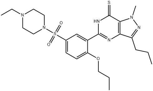 Propoxyphenyl ThiohoMosidenafil Struktur