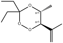 1,2,4-Trioxane,3,3-diethyl-5-methyl-6-(1-methylethenyl)-,(5R,6R)-rel-(9CI) Struktur