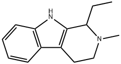 1H-Pyrido[3,4-b]indole,1-ethyl-2,3,4,9-tetrahydro-2-methyl-(9CI) Struktur