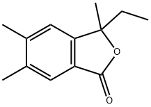 1(3H)-Isobenzofuranone,3-ethyl-3,5,6-trimethyl-(9CI) Struktur