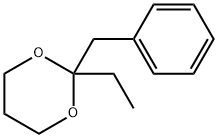 1,3-Dioxane,2-ethyl-2-(phenylmethyl)-(9CI) Struktur