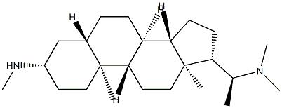 (20S)-N,N',N'-Trimethyl-5α-pregnane-3β,20-diamine Struktur