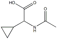 N-Ac-RS-2-Cyclopropylglycine Struktur