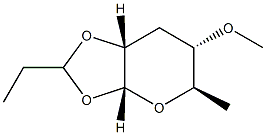 alpha-D-ribo-Hexopyranose,3,6-dideoxy-4-O-methyl-1,2-O-propylidene-(9CI) Struktur