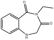 1H-1,4-Benzodiazepine-3,5(2H,4H)-dione,4-ethyl-(9CI) Struktur